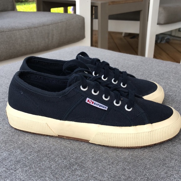 Superga Shoes - Worn once SUPERGA - Cotu Canvas Sneakers - Navy